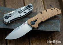 Zero Tolerance: 0308 - Coyote Tan G-10 - KVT Bearing Flipper - CPM-20CV