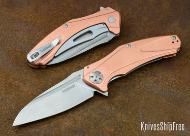 Kershaw Knives: Copper Natrix XL - D2 Tool Steel - KVT Bearings