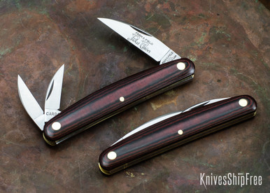 PTR FAR EASTERN FURNISHINGS CO ビンテージ Great Eastern Cutlery: #62 Farm & Field - Pocket Carver - Red