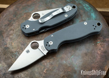 Spyderco: Para 3 - Gray G-10 - Maxamet - C223GPDGY