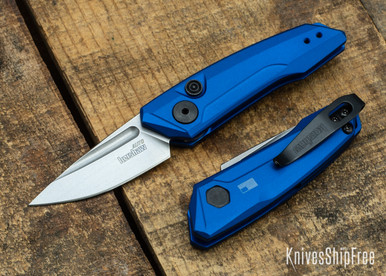 Kershaw Knives: Launch 9 - Blue Aluminum - Stonewash - 7250BLUSW