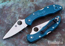 Spyderco: Delica 4 Lightweight - Blue FRN - K390 - C11FPK390