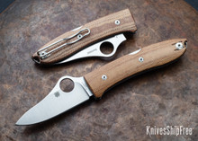 Spyderco: SpyOpera - Brown Canvas Micarta - Lockback - M390 - C255CMP