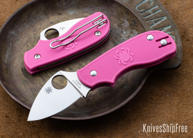 スパイダルコ SPYDERCO 折りたたみナイフ C154PPK スクイーク ピンク[c154ppn] spyderco-squeak-pink-g10-
