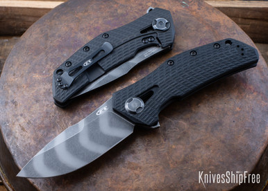 Zero Tolerance: 0308BLKTS - Black G-10 - KVT Bearing Flipper - CPM 