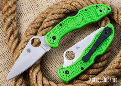 Spyderco: Salt 2 - Green FRN - LC200N - C88FPGR2