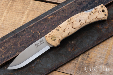 カツ Casstrom: Lars Falt Scandi Lockback Folder - Curly Birch 169