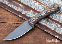 RMJ Tactical: Utsidihi - Nitro-V - Tungsten Cerakote - Hyena Brown G-10