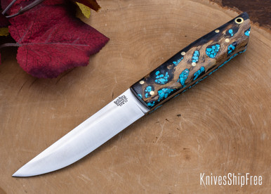 Bark River Knives: Puukko 3V - Gunmetal Cholla Cactus with