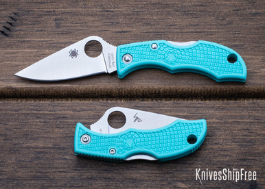 Spyderco: Ladybug 3 Lightweight - Teal FRN - CPM-S30V - LTLP3