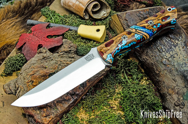 Bark River Knives: Bravo 1.25 LT - CPM 3V - Red Cholla Cactus with