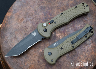 CLAYMORE ULTRAmini　CAMO Benchmade Mini Claymore Automatic Knife Grivory Ranger Green