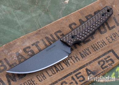 RMJ Tactical: Unmei - MagnaCut - Tungsten Cerakote - Hyena Brown G-10