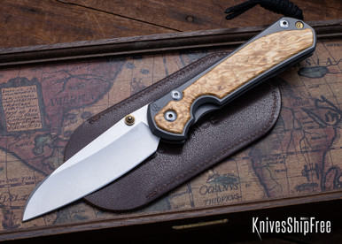 Chris Reeve Knives: Large Sebenza 31 - Box Elder Inlay - CPM