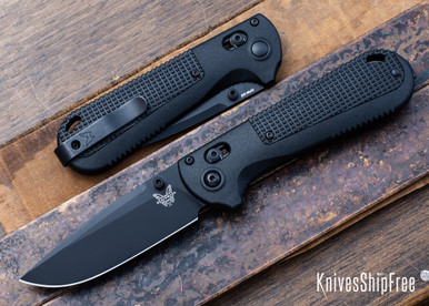 Benchmade Knives: 430BK-02 Redoubt - AXIS Lock - Black Grivory - CPM-D2 ...