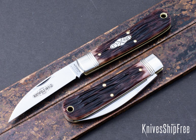 Great Eastern Cutlery: #47 - Tidioute - Viper - Black Plum Jigged Bone