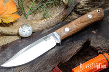 Bark River Knives: Hildi - CPM-CruWear - Mesquite Burl - Red Liners #2