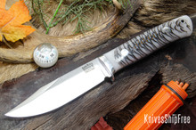 Bark River Knives: Hildi - CPM-CruWear - White Pinecone