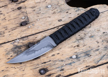 Bradshaw Blades: Kwaiken - Black Stingray & Black Paracord Wrap - 1095 w/Hamon