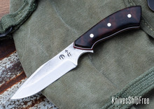 5553  Carter Cutlery: Muteki - Mini Aviator - Arizona Desert Ironwood - Red & White G10 Liners - CC21CJ005