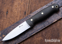 L.T. Wright Knives: GNS - Saber Grind - Green Canvas - Matte - AEB-L