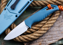 Benchmade Knives: 18050 Intersect - Depth Blue Santoprene - CPM-MagnaCut