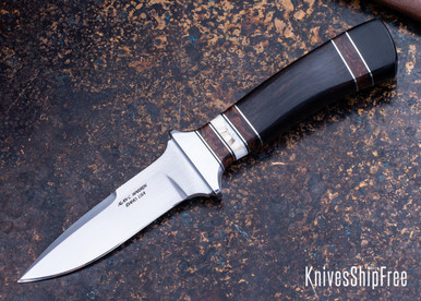 Alan Warren Custom Knives: #2588 Mini Fighter/Boot Knife - African