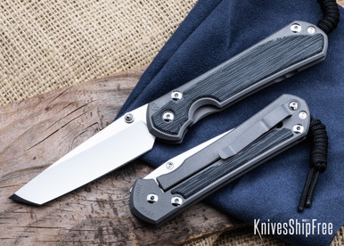 Chris Reeve Knives: Large Sebenza 31 - Black Canvas Micarta Inlay