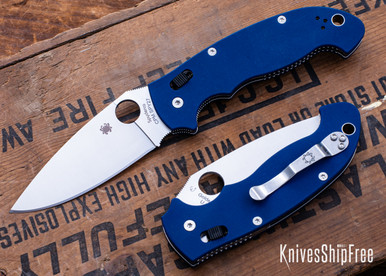 Spyderco: Manix 2 XL - Cobalt Blue G-10 - CPM-SPY27 - C95GPCBL2