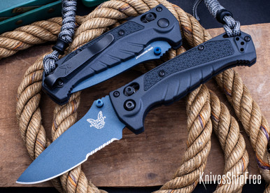 Couteau De Poche Benchmade Mini Adira – Lame Fixe Gris Tempête – 18065BT-01