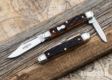 Great Eastern Cutlery: #66 Northfield UN-X-LD- Lil' Cowboy - Amber