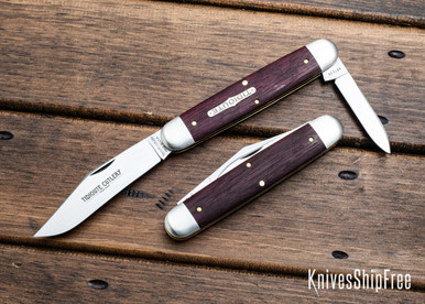 Great Eastern Cutlery: #98 Texas Stogie - Tidioute - Purple Heart