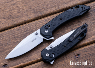 Kershaw Knives: Bonneville - DuraLock Flipper - Black Nylon