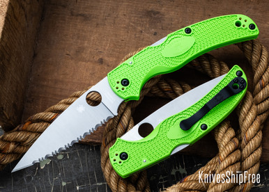 Spyderco: Native Chief Salt Lightweight - Lockback - Green FRN