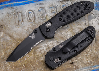 Buy Benchmade Knives: 557SBK Mini-Griptilian - Serrated Tanto Blade ...