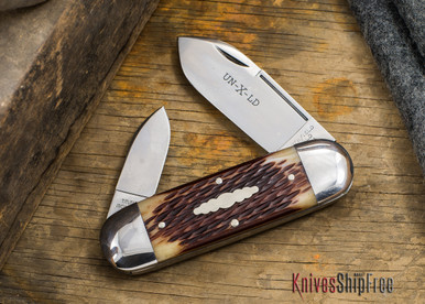 シシクイ　holed north Great Eastern Cutlery: #36 - Northfield Un-X-LD - Sunfish - Brown