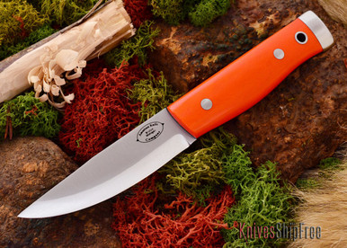 American Knife Company: Compact Forest - Blaze Orange G-10 - Black Liner