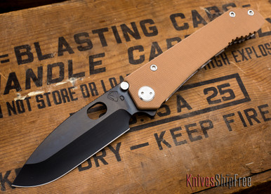 Medford Knife & Tool: 187 DPT - Coyote G-10 / Ti - Gray PVD