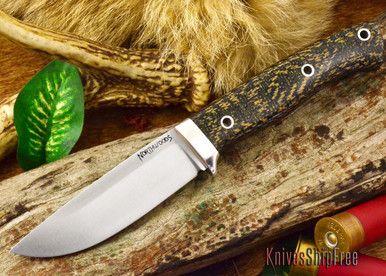 Northwoods Knives: Mackinaw - Black Herringbone Micarta - Hollow Pins