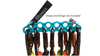 Speedrack tool accessory for climbing saddle