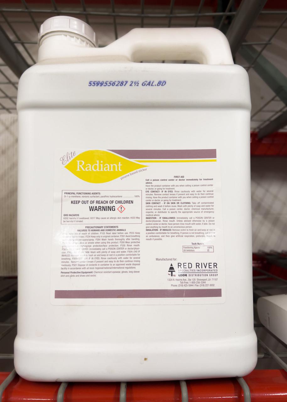 Elite Radiant Spreader Sticker 2.5 gal jug Grand Arbor Supply