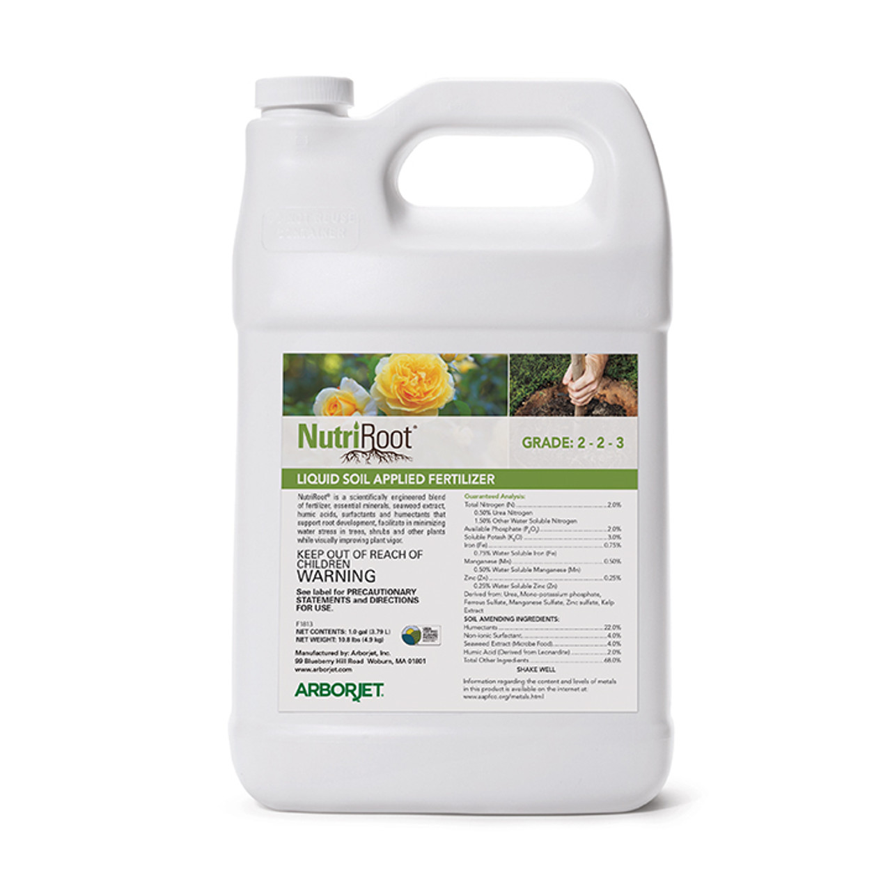 Arborjet NutriRoot 1 GAL fertilizer for plant health care PHC tree care supply and arborist needs.