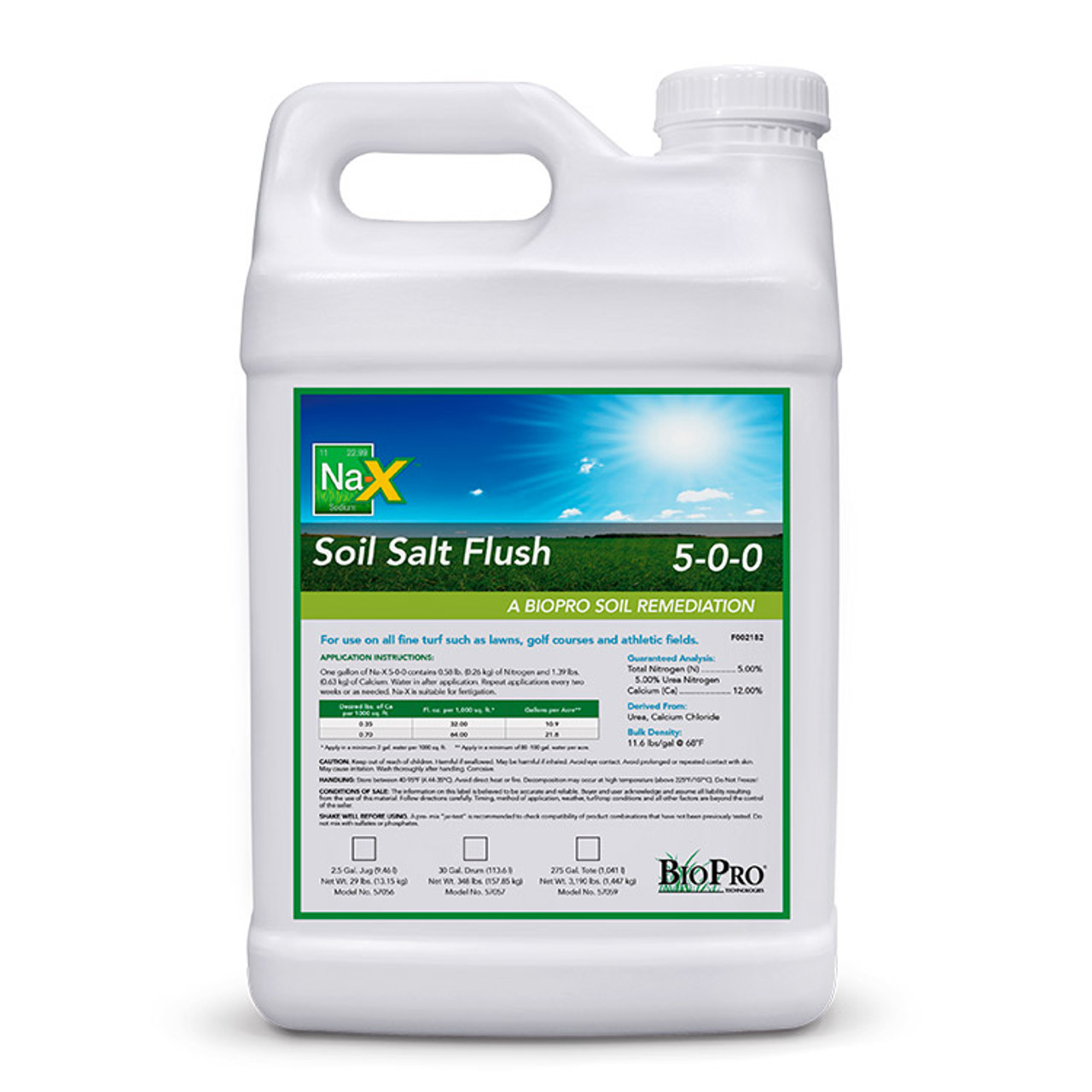 Na-X Soil Salt Flush (5-0-0-) 2.5 GAL