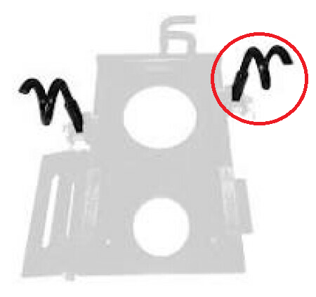 GRCS Pigtail Fairlead new style RIGHT side