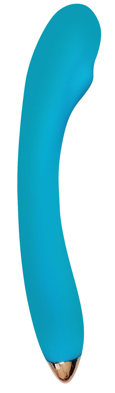 Rechargeable G-spot Slim 8in Single Motor Aqua Blue