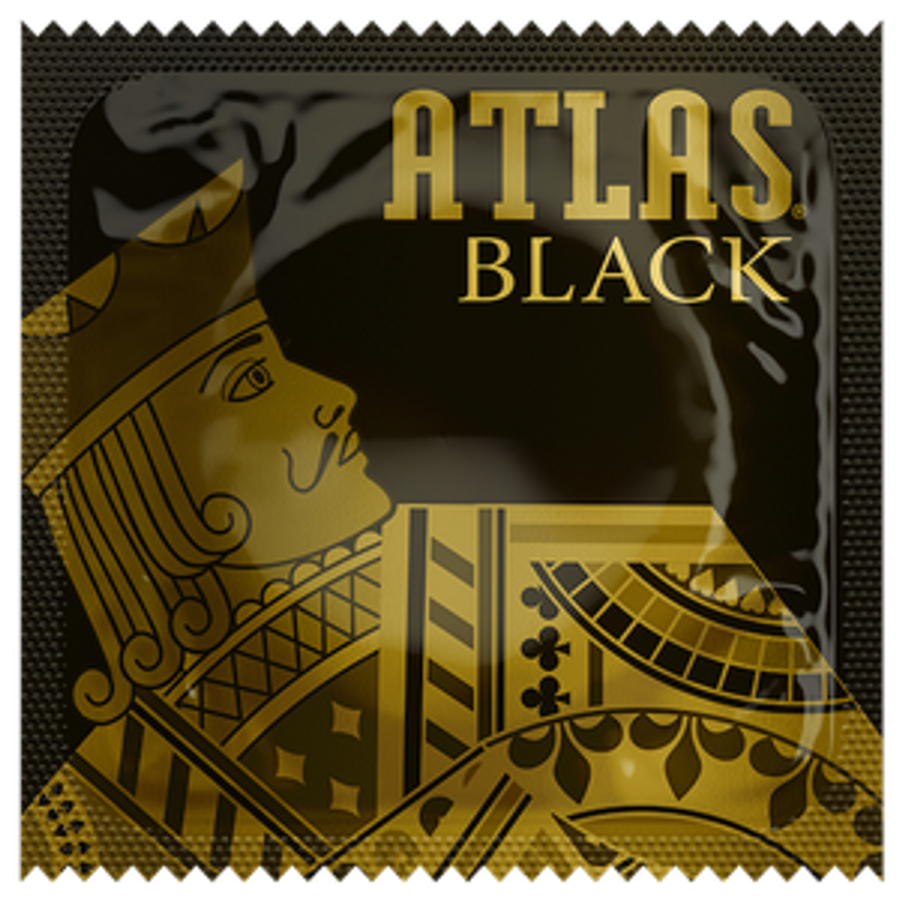 Buy Atlas Black Color Condoms Online | CondomsFast