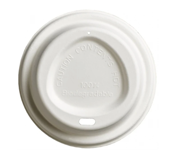 Bagasse 12oz/16oz Coffee Cup Lids x 1000 - PPS