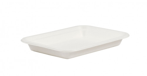 Bagasse 7" Chip Tray 185mm x 135mm x 1000