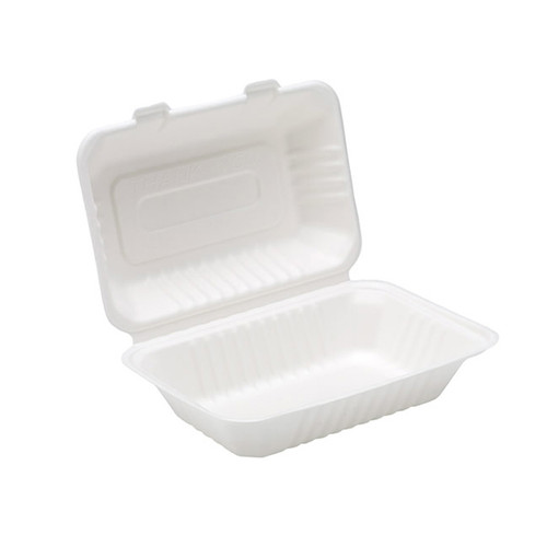 Bagasse Lunch Box 9"x 6" x 250