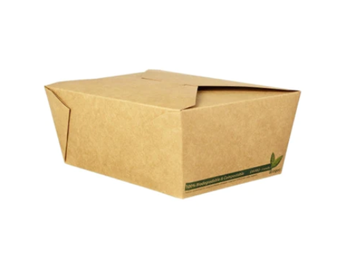 Compostable Kraft Container No4 x 160